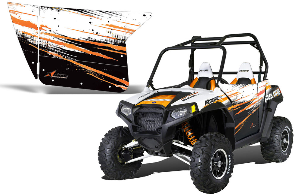 AMR Racing Lower Half Door Graphics Kit for Polaris RZR 1000, 900s ...