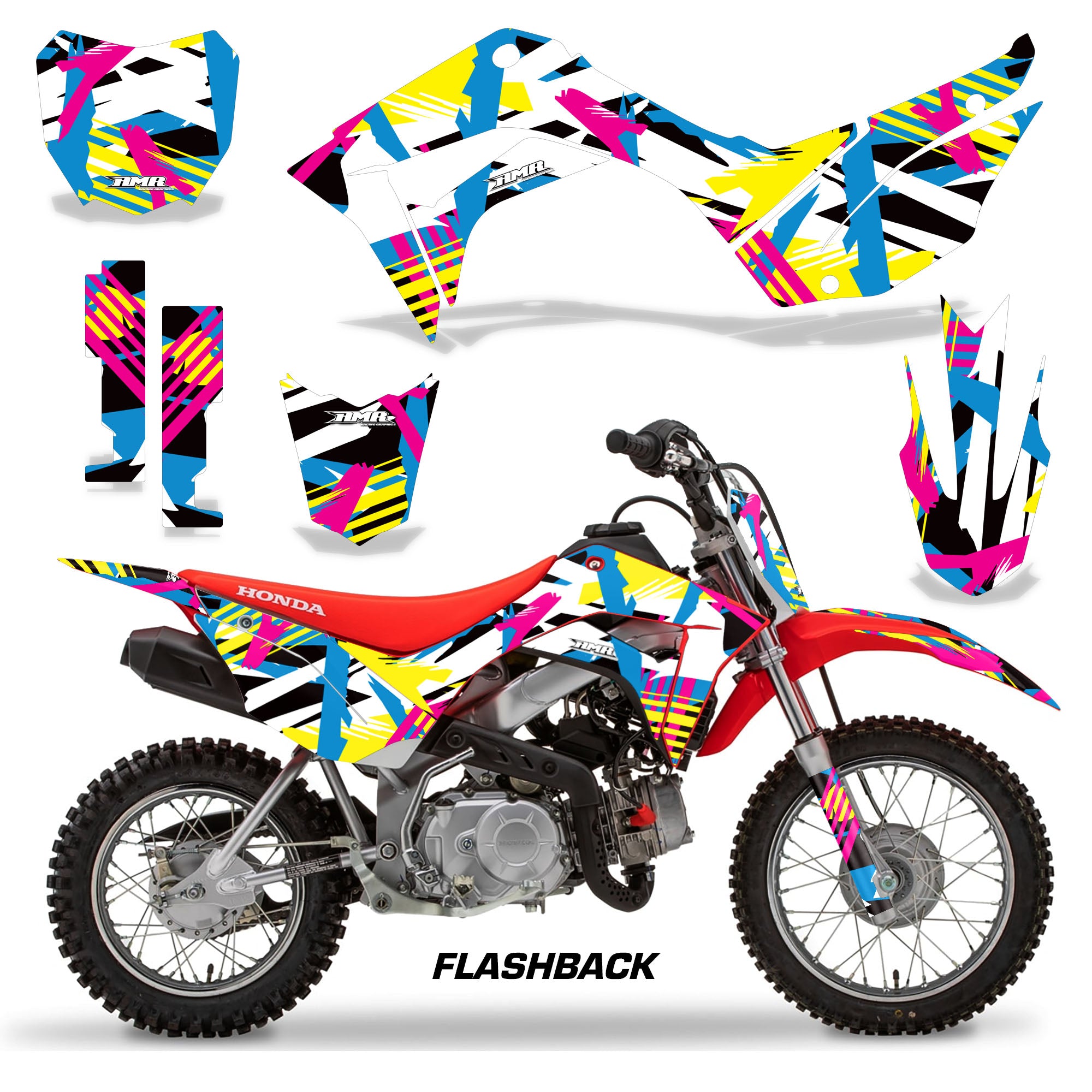 Honda CRF110 F Motocross Graphic Kit 2019-2025