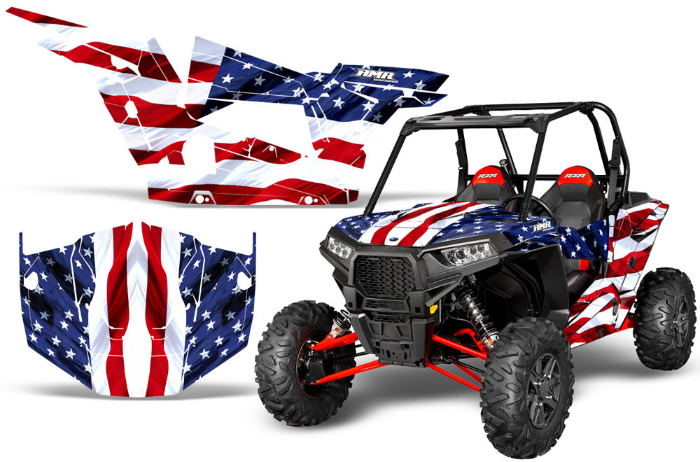 Polaris RZR 1000 XP RZR1000 Graphic Wrap Kit - 2 Door 2013-2018