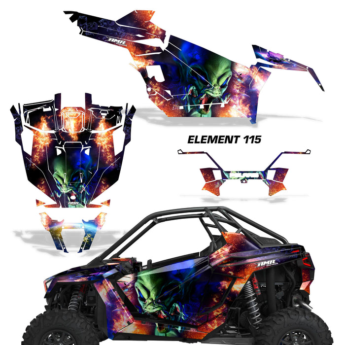Polaris RZR 1000 2 Door Graphics Kit!! Over 45 Designs to Choose from ...