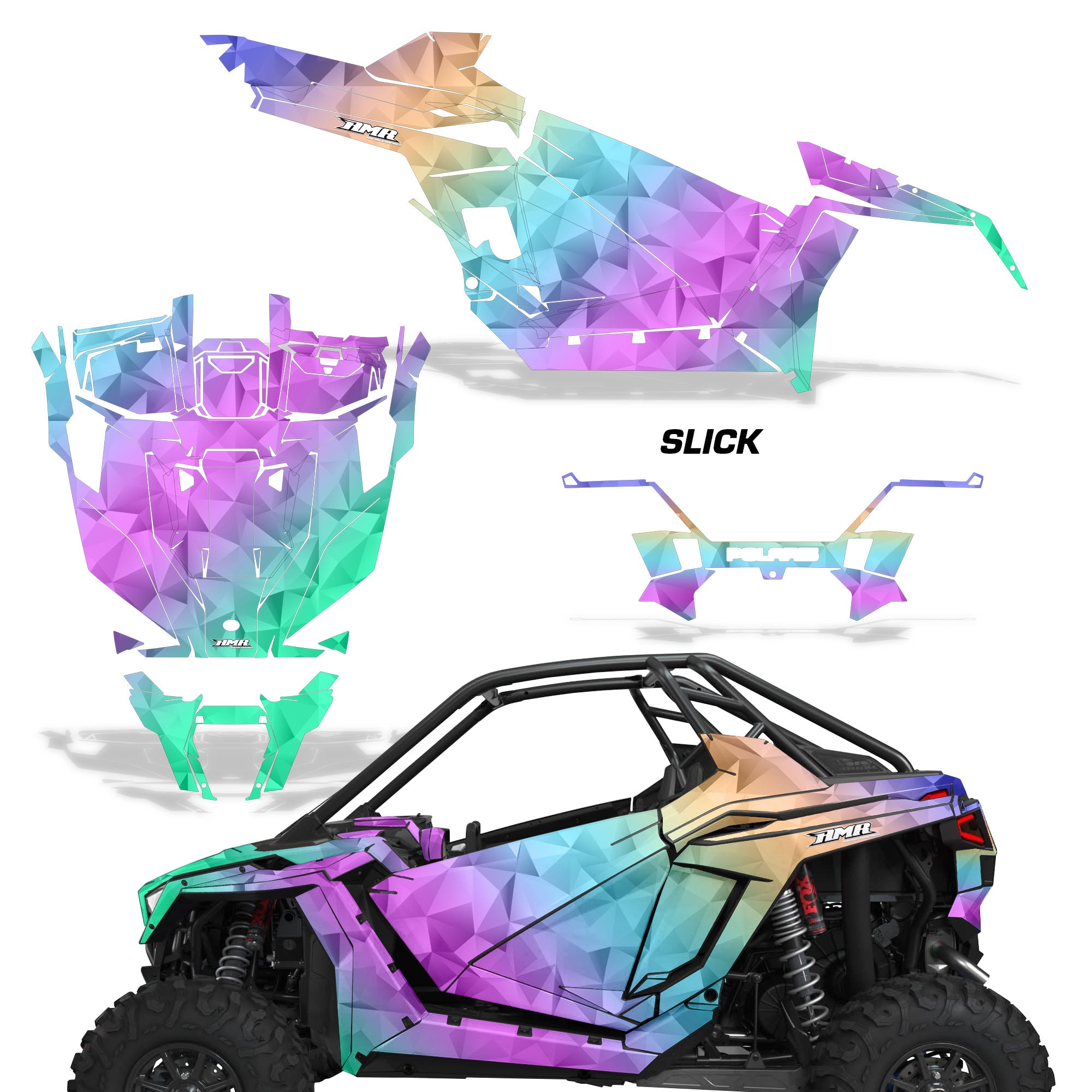2020-2024 Polaris RZR Pro XP 2DR UTV Graphics Kit