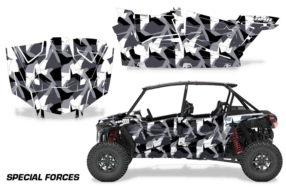 2019-2021 Polaris RZR Turbo/Turbo S 4 Door UTV Graphic Wrap Kit