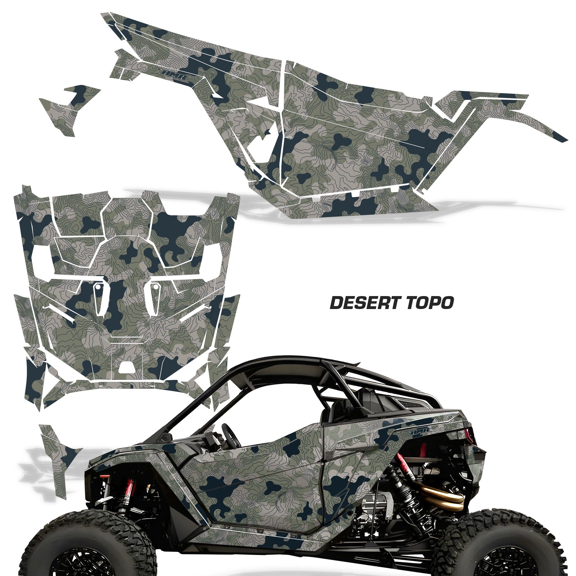 2025-2026 POLARIS RZR PRO R & PRO S & PRO XP 2DR UTV Graphics Kit