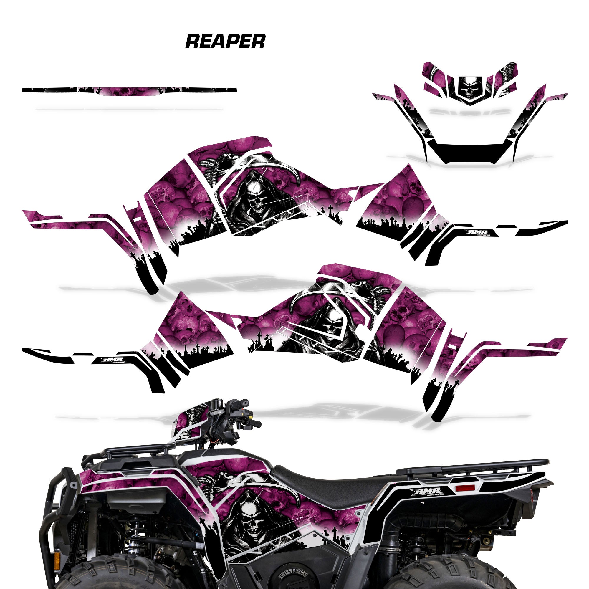 2022-2025 Polaris Sportsman ATV Wrap 570 ATV Quad Graphic Kit by