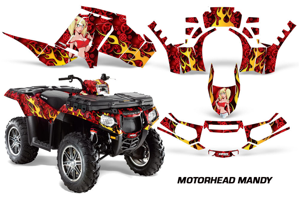 Polaris Sportsman 850 ATV Quad Graphic Kit 2016 by AMR Racing. Polaris ...