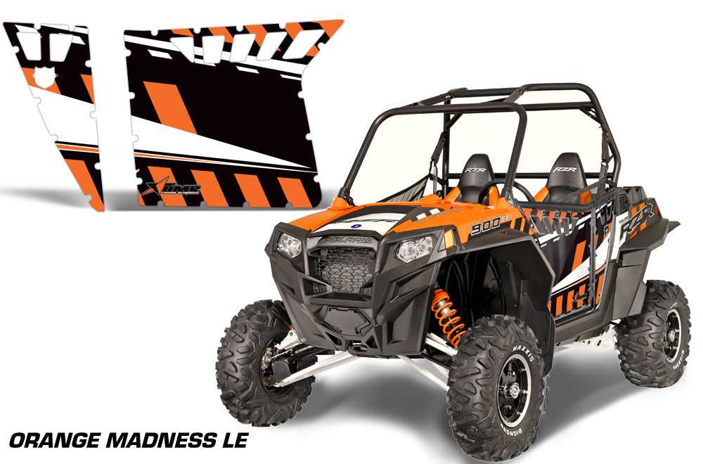 AMR Racing Door Graphics Kit for Polaris RZR 900, 900xp, 2011,2012,2013 ...