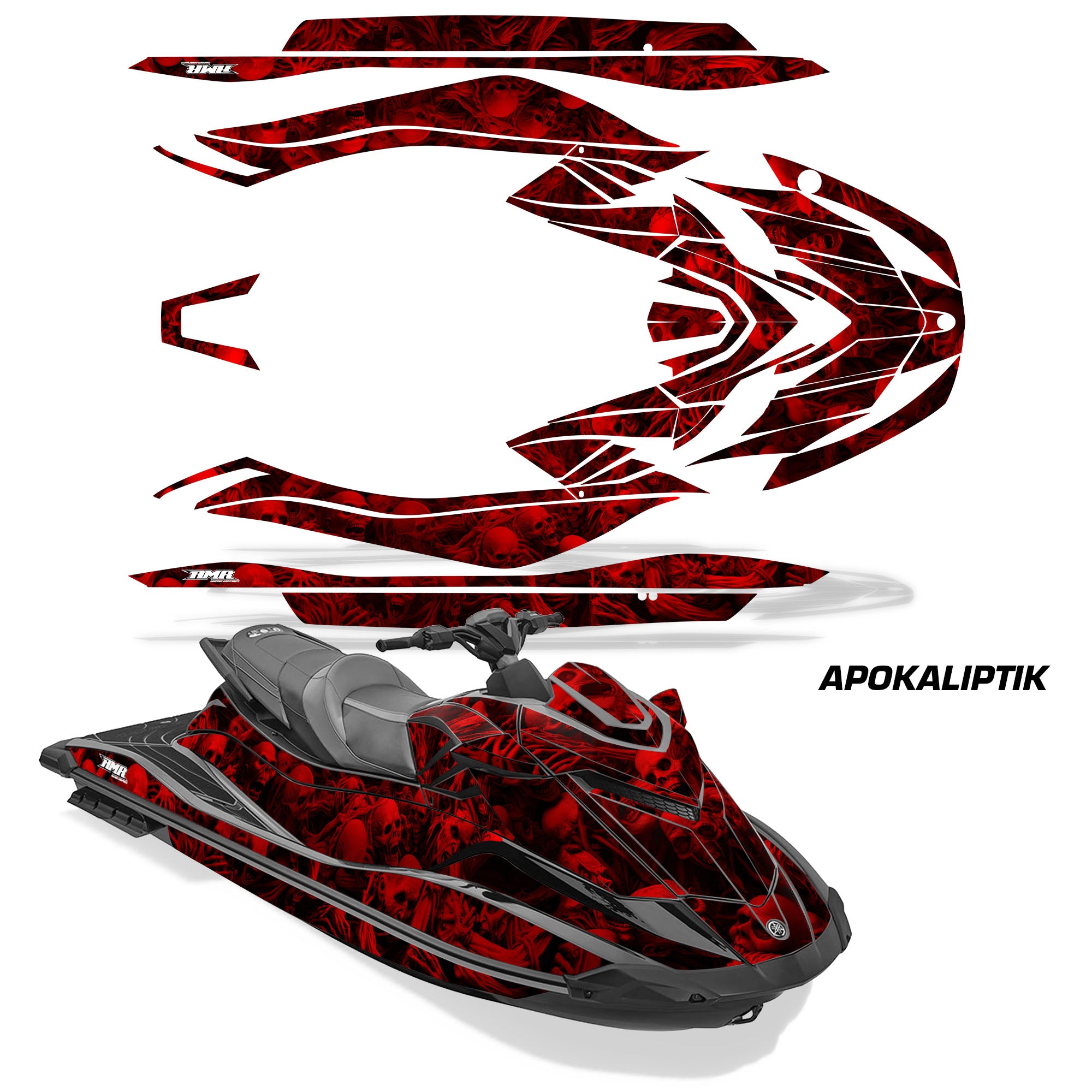 Yamaha WaveRunner GP 1800R Jet Ski Graphic Wrap Kit 2021-2026