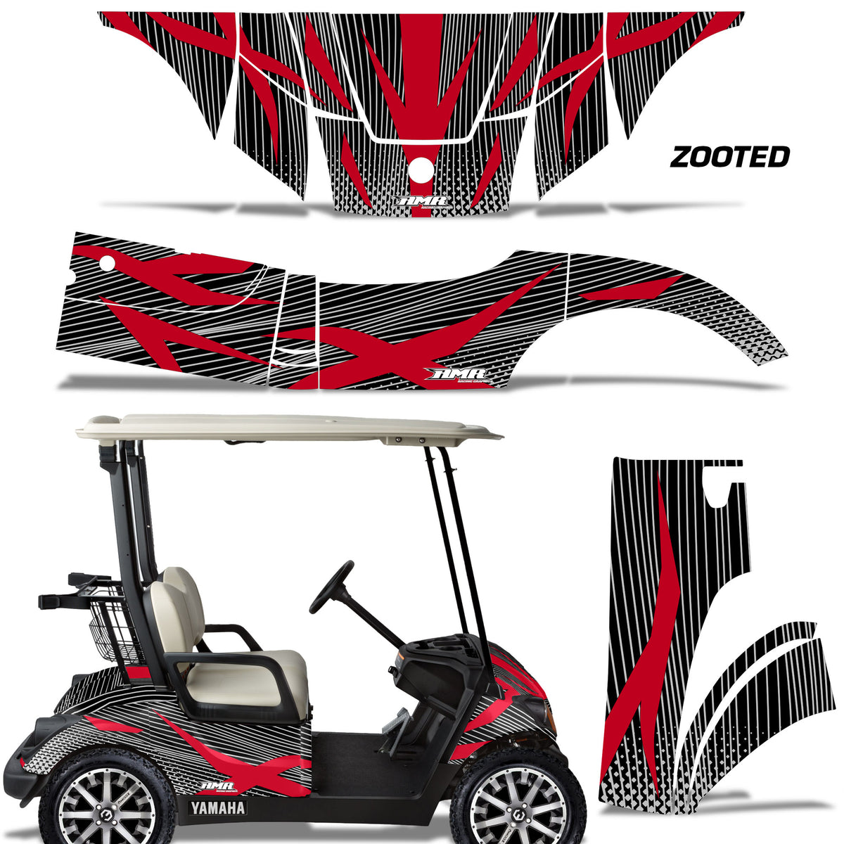 Golf Cart Graphic Kits – AMR Racing
