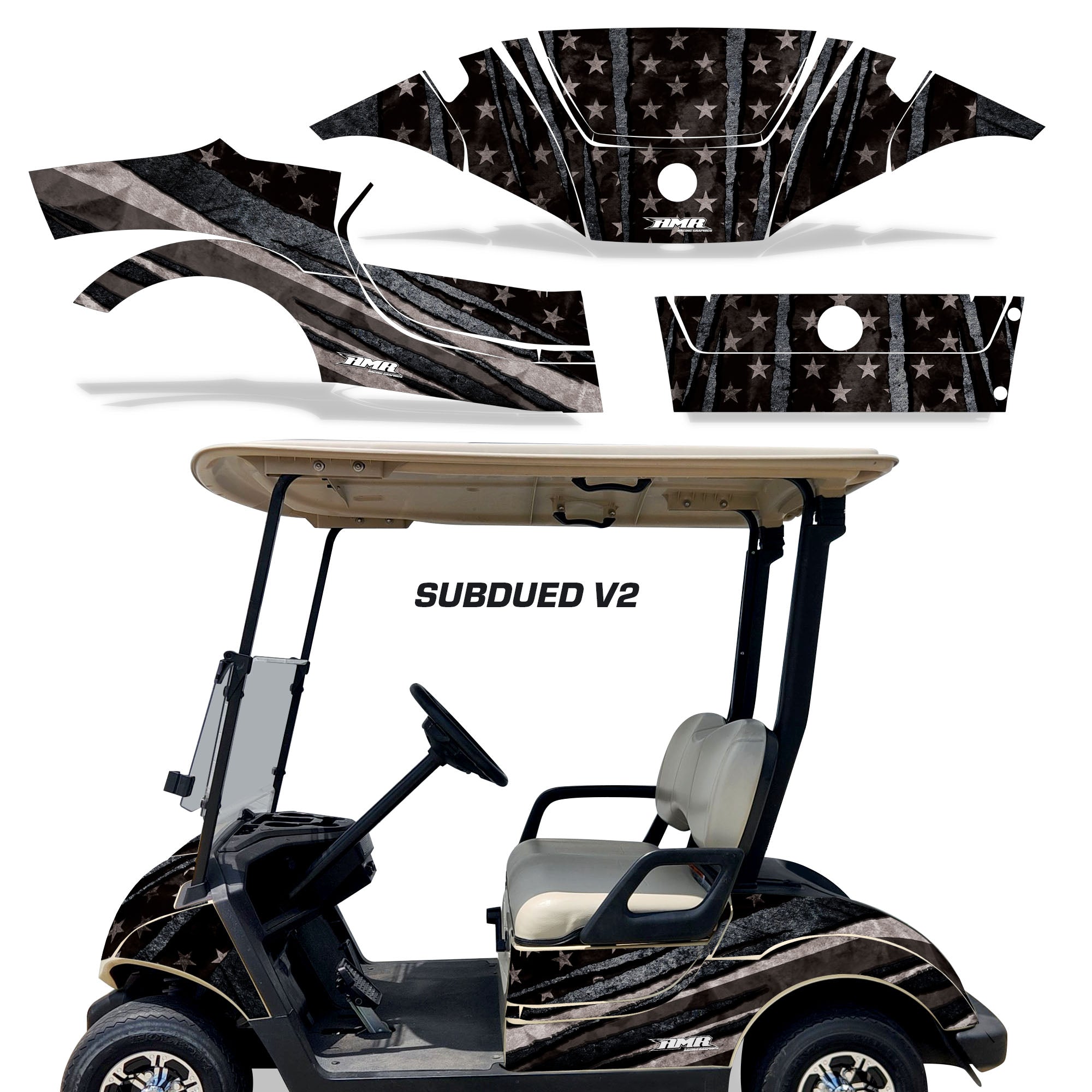 Yamaha Drive Golf Cart Graphic Kit 2017-2020