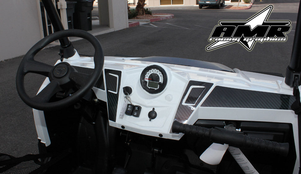 AMR Racing Side x Side Door UTV Graphic Kit Carbon Fiber Dash Graphics