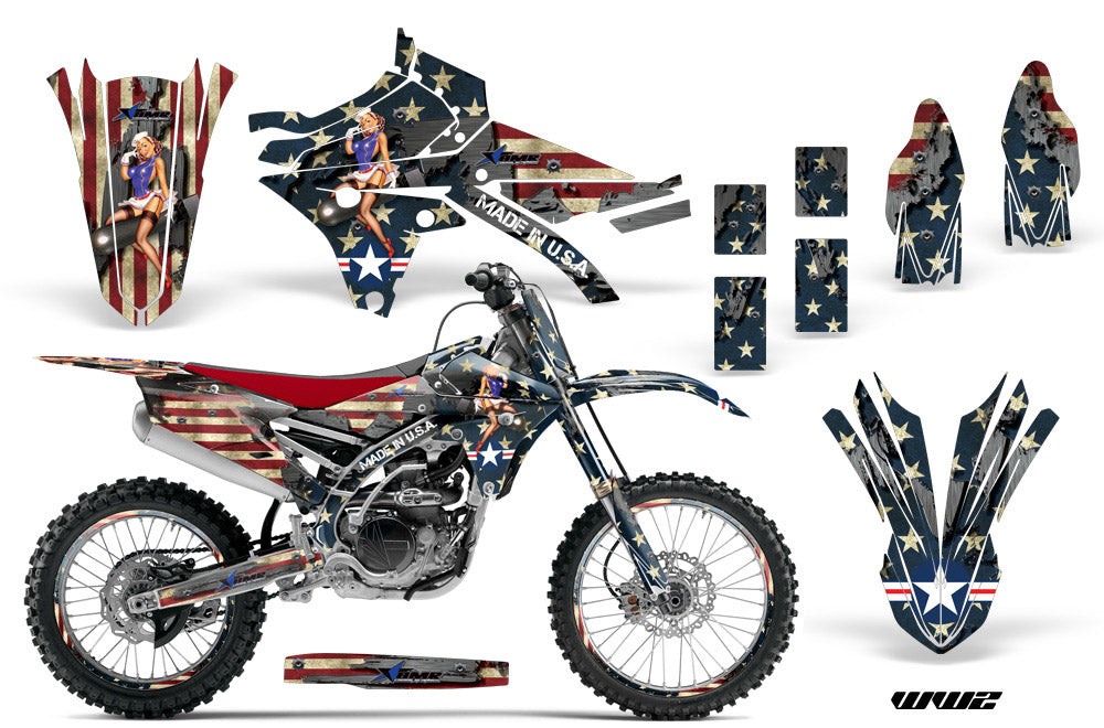 2014-2017 YZ 250/450F Yamaha Motocross Graphic Sticker Kit