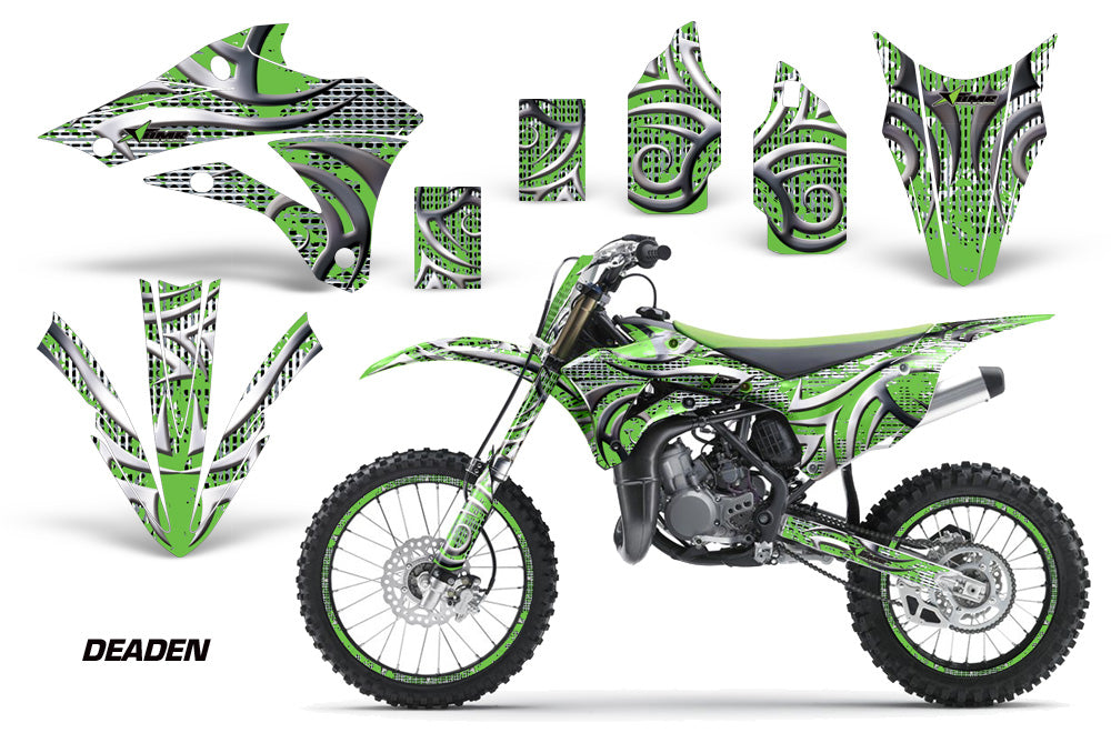 2014-2020 KX85/100 Graphics kit. Kawasaki Motocross Graphic Sticker ...