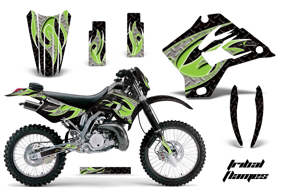 Kawasaki Motocross Dirt Bike Graphic Kit KDX200 1995-2006 - KDX220 
