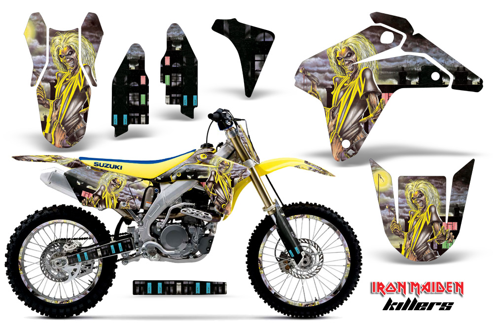 Suzuki Motocross Graphics Kit - Suzuki MX Graphics sticker ...